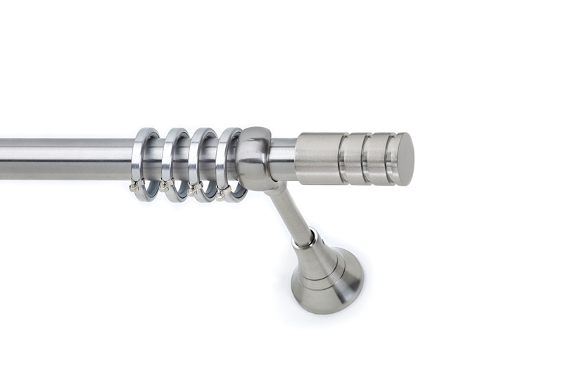 Anartisi - ΣΗΜΑΝΤΙΚΟ: Σε περίπτωση διαφοράς τιμής από το κατάστημα ισχύει παντα και μόνο η τιμή του καταστήματος Anartisi Κουρτινόξυλο Φ25 Νίκελ Σατινέ S17